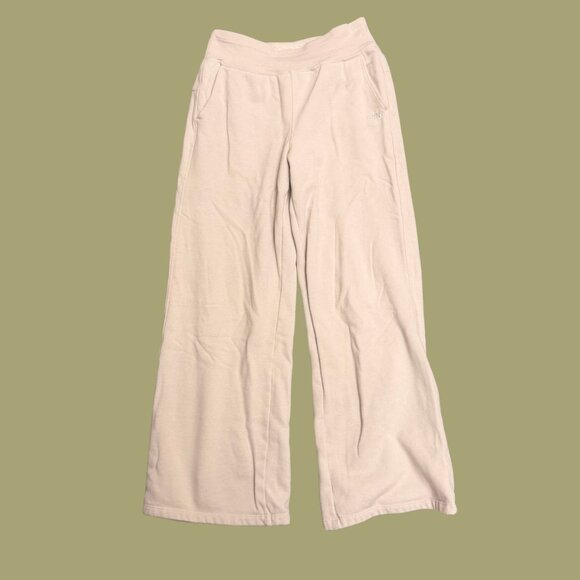 DKNY Sport Beige Wide-Leg Lounge Pants – Soft Cotton Blend, Relaxed Fit Size S - Picture 3 of 10